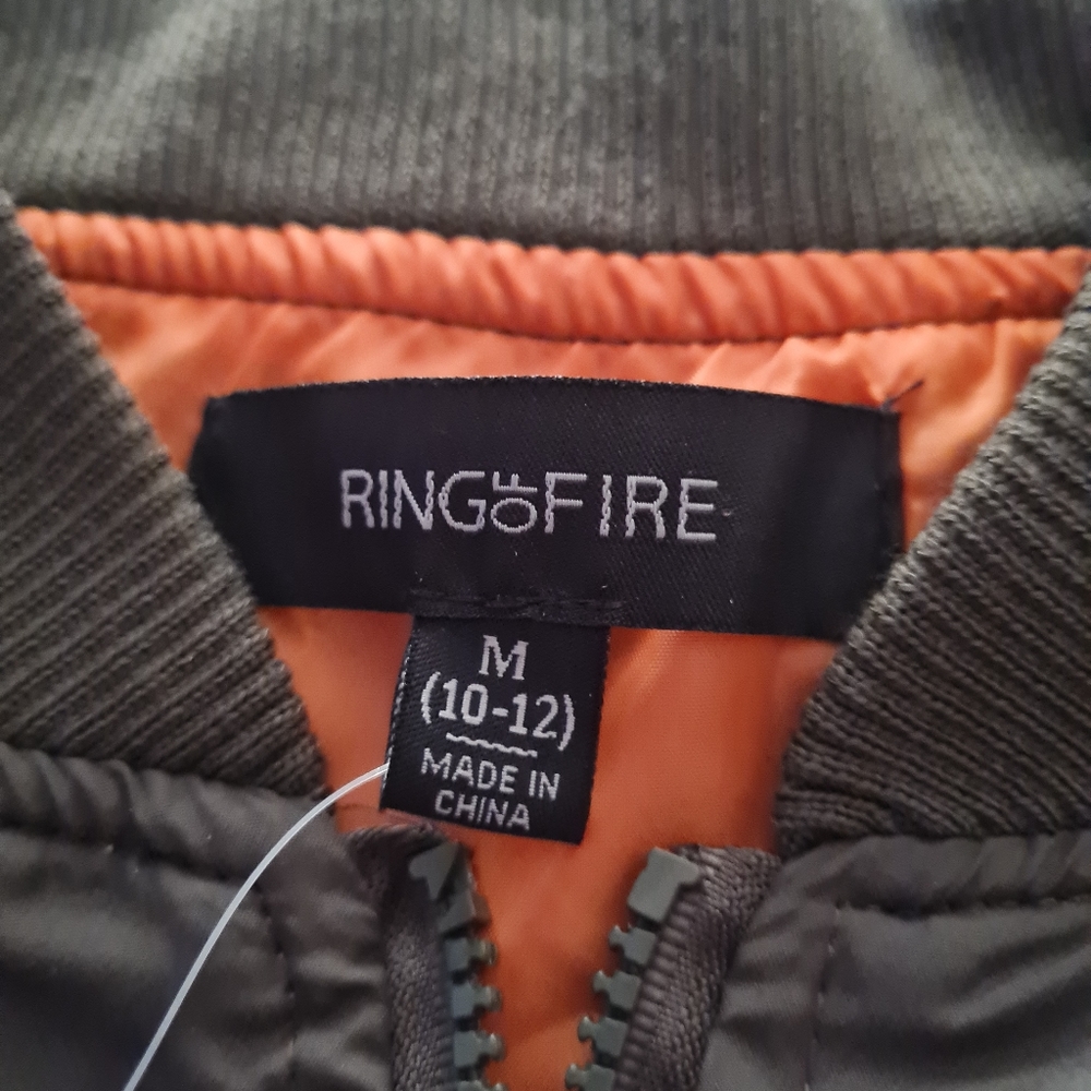 Ring of Fire Boys Fall Coat Size Medium (10/12)